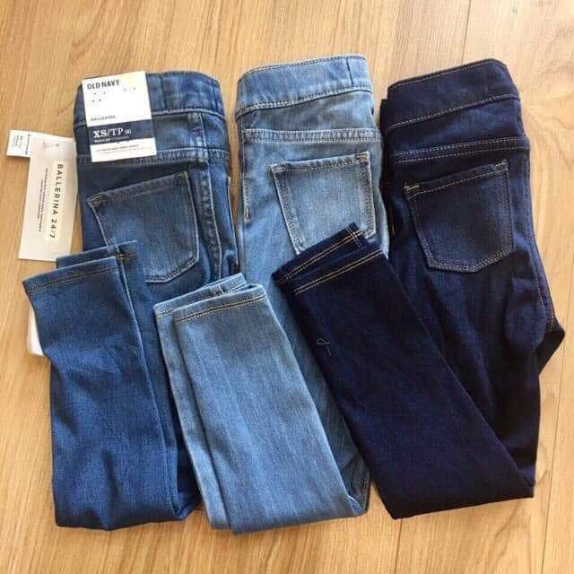 Quần legging jean thun mềm co giãn