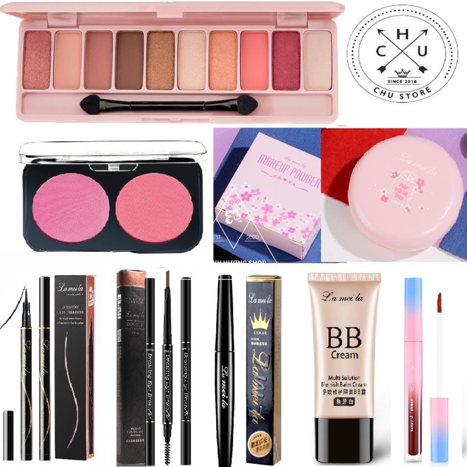 Set trang điểm Lameila Images 8 món Kem BB, Phấn phủ, Phấn mắt, Mascara, Chì kẻ mày, Bút dạ kẻ mắt, Son kem, Má Hồng | BigBuy360 - bigbuy360.vn