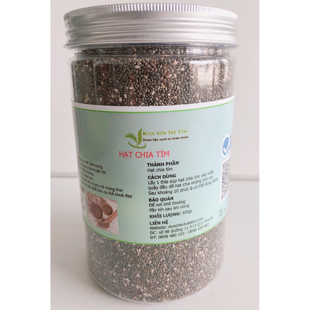 Hạt chia tím nhập khẩu từ Úc(hủ 500gr)