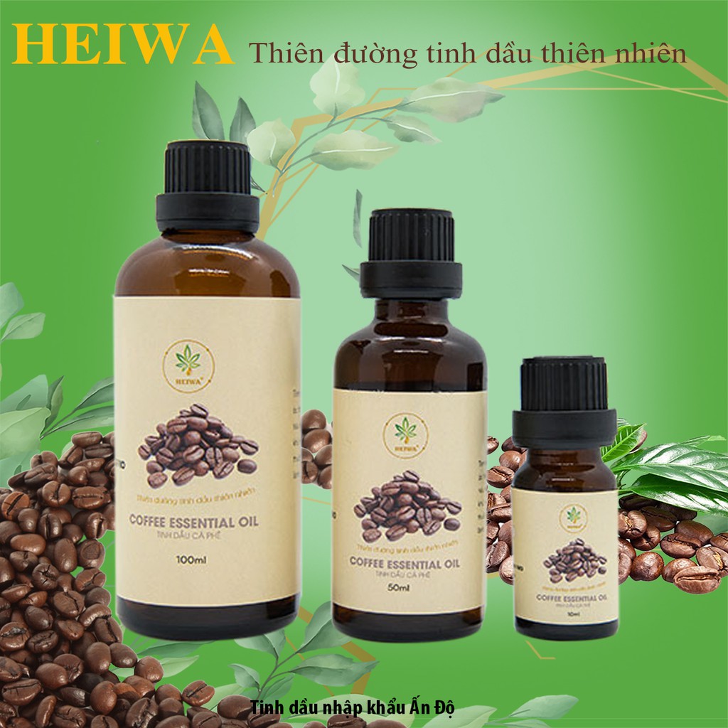 Tinh dầu Cà phê nhập khẩu Ấn Độ - Thương hiệu HEIWA dung tích 50ml, có giấy kiểm định