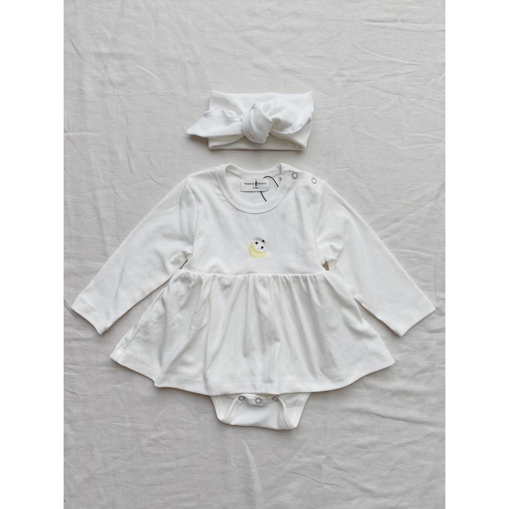Baby Bodysuit Dress (Body Váy Vải Cotton Cao Cấp)