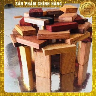 Bộ Domino đồ chơi an toàn bằng gỗ cho bé