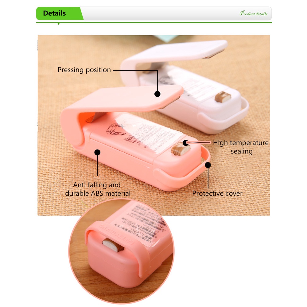 Máy Hàn Miệng Túi Nhựa Mini Cầm Tay Tiện Dụng Cho Nhà Bếp