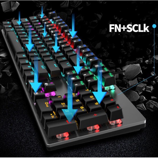 Bàn Phím Cơ Gaming K101 Bản nâng cấp Bảng Kim | BigBuy360 - bigbuy360.vn