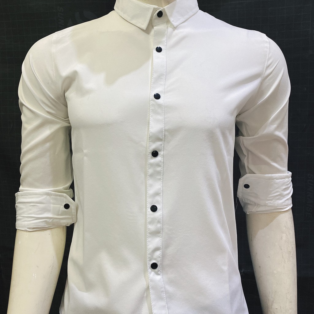 Áo sơ mi nam trắng [Freeship] áo sơ mi trắng dài tay đẹp công sở chống nhăn trẻ trung_Bonshop1999 | BigBuy360 - bigbuy360.vn