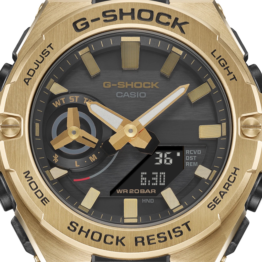 Đồng Hồ Casio Nam Dây Thép Không Ghỉ GSHOCK GST-B500GD-9ADR Chính Hãng