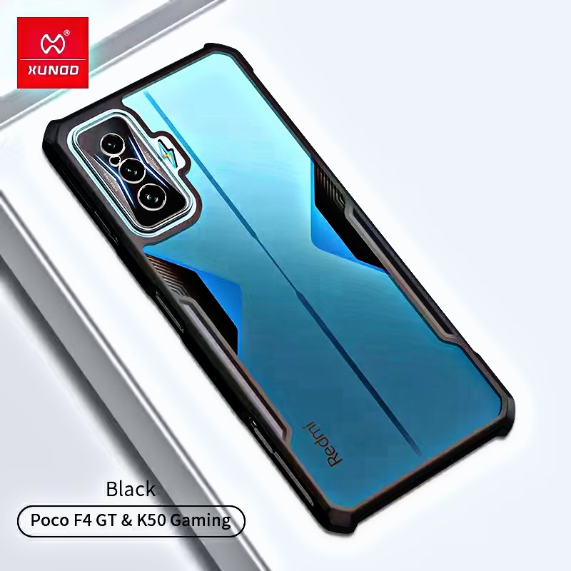 Ốp lưng Redmi K40 / K40 Pro / K40 Gaming / Poco F3 / K50 Gaming / k50 / K50 Pro / K50 Ultra Xundd trong suốt viền dẻo