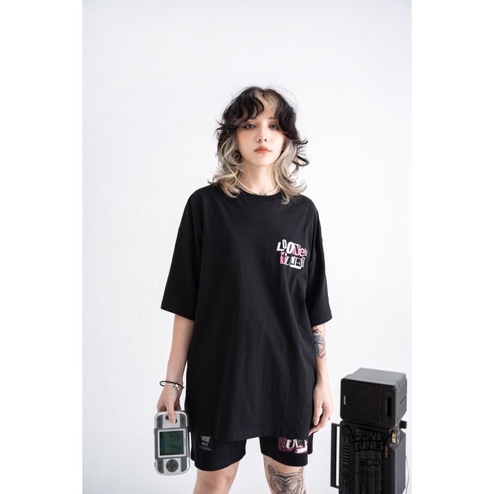 Áo Thun BOO Unisex Dáng Oversize Vải Cotton Cao Cấp In Graphics NV Looney Tunes
