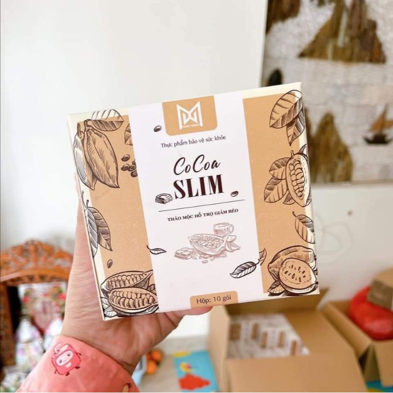 GIẢM CÂN COCOA SLIM CHÍNH HÃNG [KHÔNG GIẢM HOÀN TIỀN ][100% NGUYÊN LIỆU THIÊN NHIÊN] AN TOÀN HIỆU QUẢ NHẤT HIỆN NAY