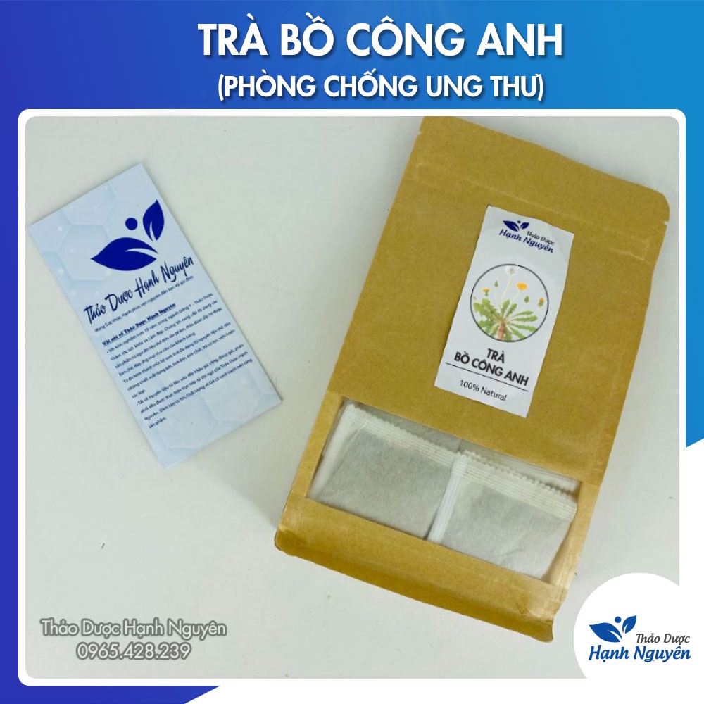 Trà bồ công anh túi lọc (bịch 50 túi lọc) giải độc,hỗ trợ ngăn ngừa u xơ - Thảo dược Hạnh Nguyên