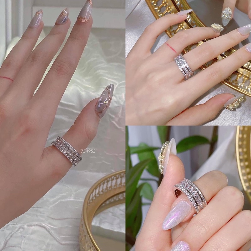 Nhẫn Unisex - Xi Bạch Kim 🔮