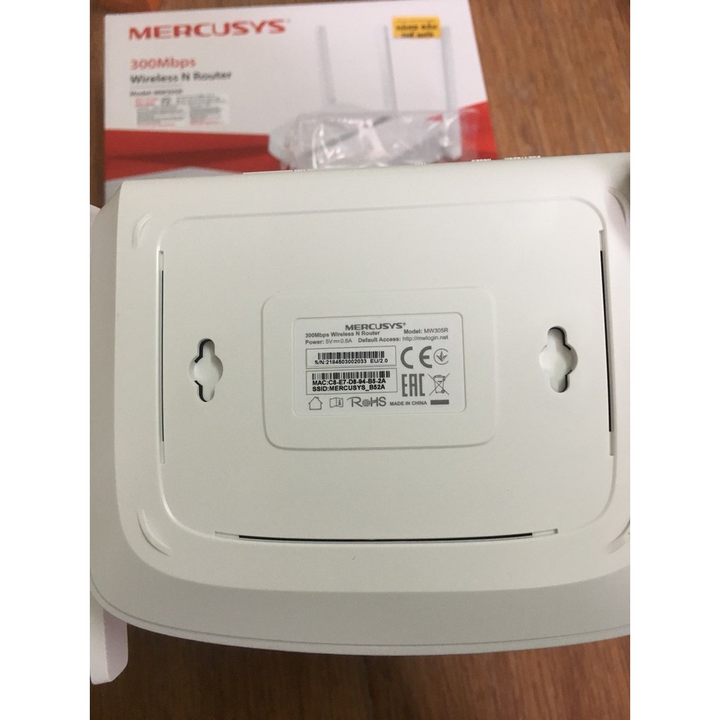 Bộ Phát Wifi MERCUSYS MW305R Chuẩn N 300Mbps - Hãng phân phối chính thức( BH 24 THÁNG)