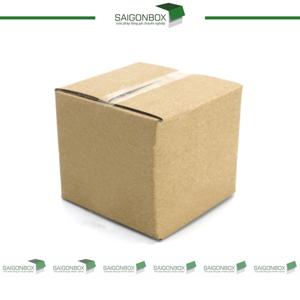 [GIÁ TẬN XƯỞNG] Combo 10 hộp giấy carton size 9x9x8 cm để đóng gói hàng hóa