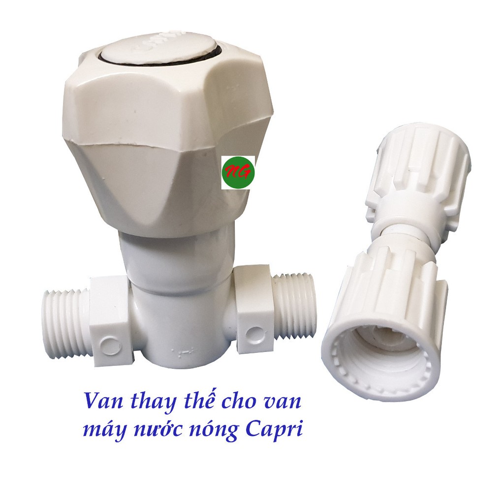 Van tắt mở nước dùng thay thế cho van của máy nước nóng phòng tắm ( Capri)