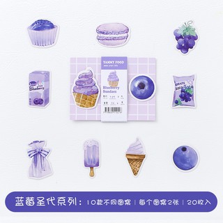 Set Sticker foody 20 chiếc siêu đẹp