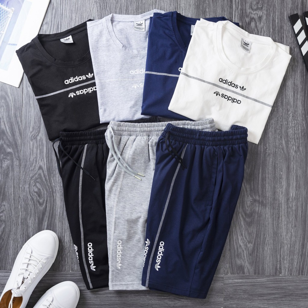 FREESHIP - SET CỘC TAY NAM COTTON ADI.DAS