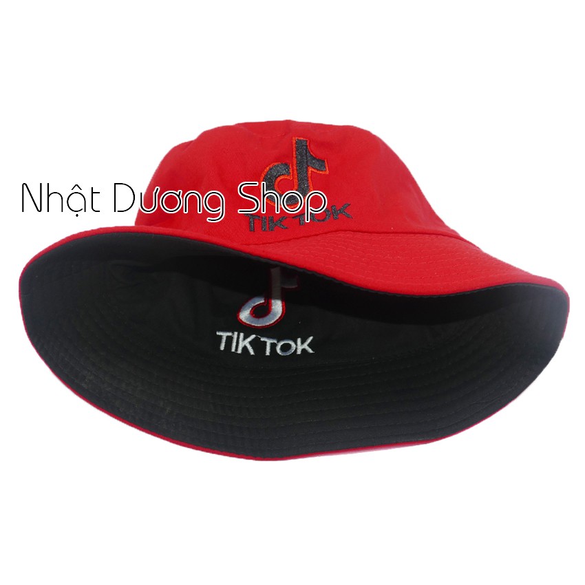 Nón bucket 2 mặt tuổi teen thêu hình nốt nhạt độc đáo thích hợp cho cả nam và nữ