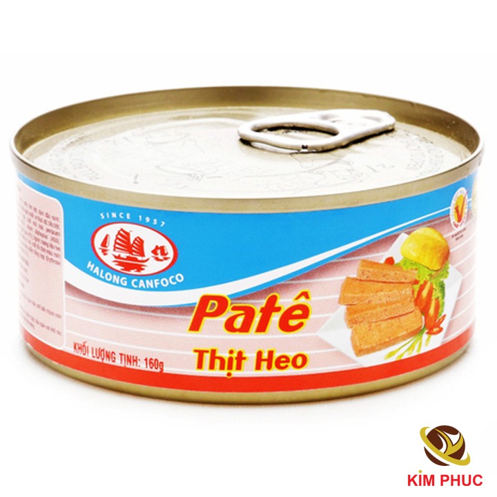 Pate thịt heo Hạ Long Canfoco hộp 160g