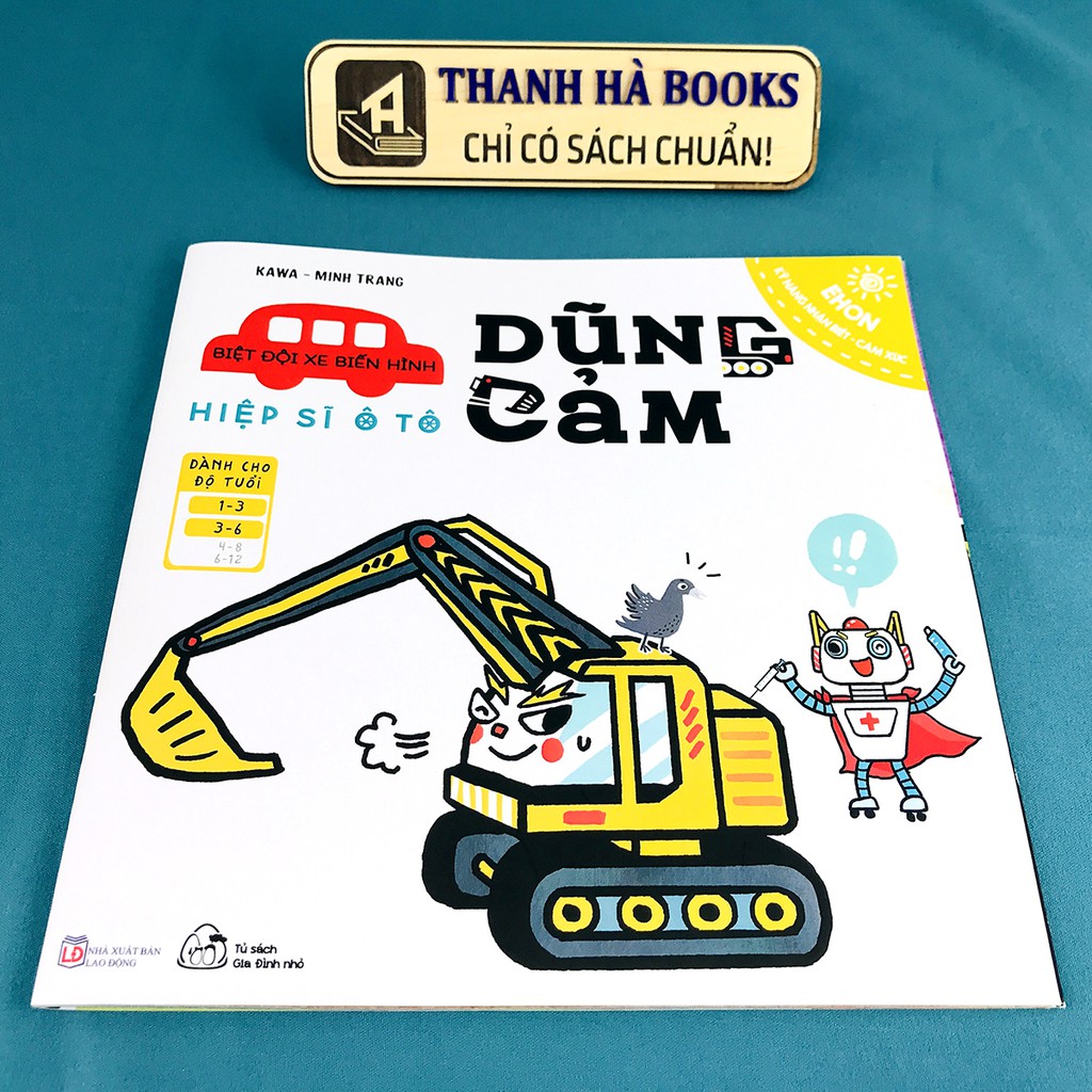 Sách - Ehon Kỹ Năng Nhận Biết Cảm Xúc - Biệt Đội Xe Biến Hình - Phần 2 (Bộ 3 quyển, lẻ tùy chọn)