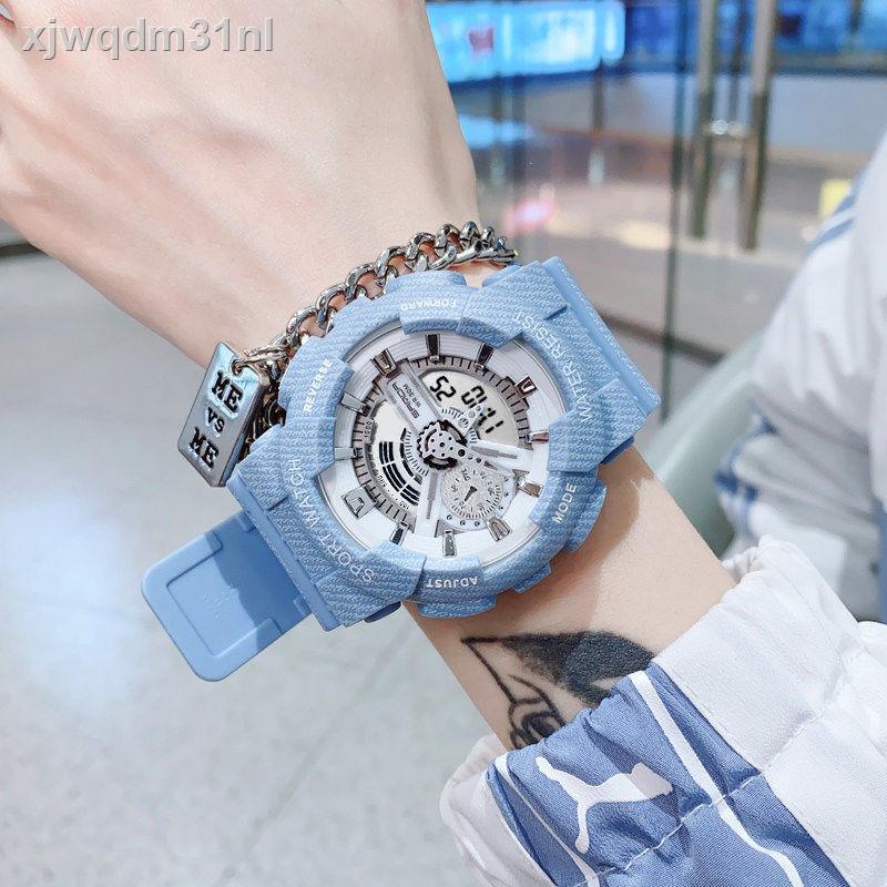 Đồng hồ thể thao đa chức năng nam điện tử nữ học sinh trung cơ sở và báo thức không thấm nước phát sáng cặp đôi