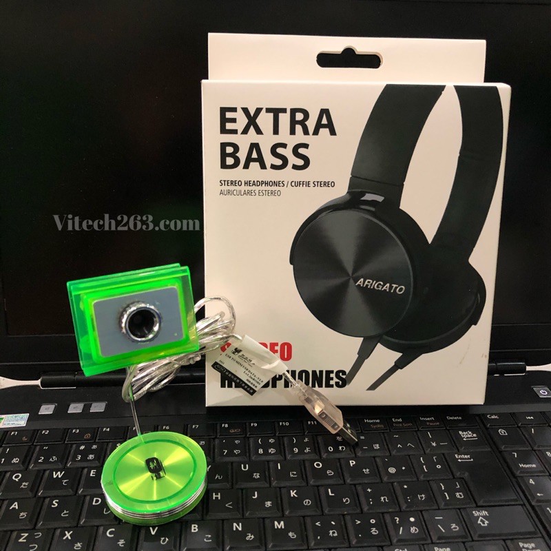 Combo (Webcam lùn +Tai nghe Arigato) -SIÊU ƯU ĐÃI CHO HỌC SINH | BigBuy360 - bigbuy360.vn