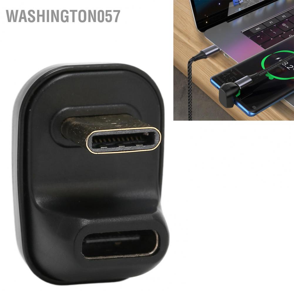 Washington057 Washington057 Bộ chuyển đổi Loại C Nữ sang Nam Hỗ trợ đa chức năng 40Gbps Truyền dữ liệu 8K ở 60Hz PD100W