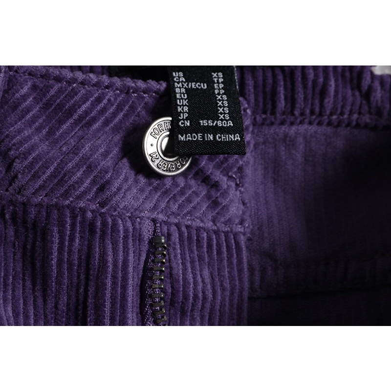 Chân váy f21 conduroy nhung siêu xinh