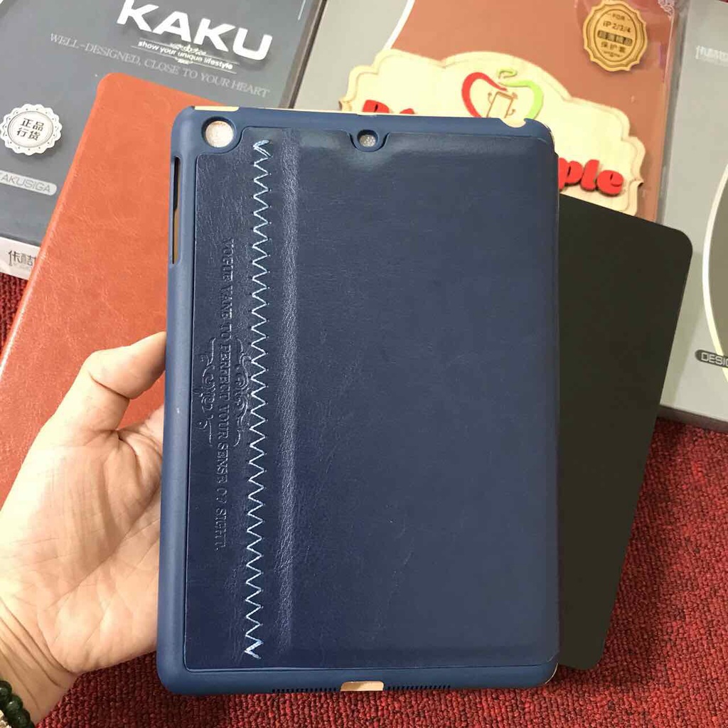 Bao da Ipad Air/ Ipad 5/ Air 2/ Pro 9.7/ New Gen 6 2017/ 2018 hiệu Kaku Case chính hãng