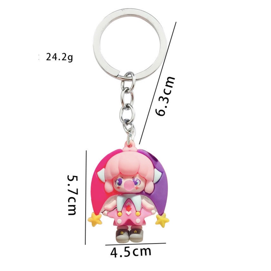 Móc Khoá Hình Em Bé Tiểu Tiên Nữ Kèm Dây &amp; Không Dây/ Charm Size Lớn
