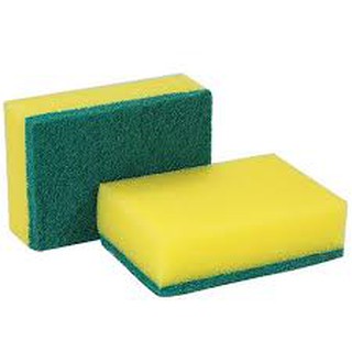 Miếng mút rửa bát tạo bọt kiêm cọ xoong nồi đa năng