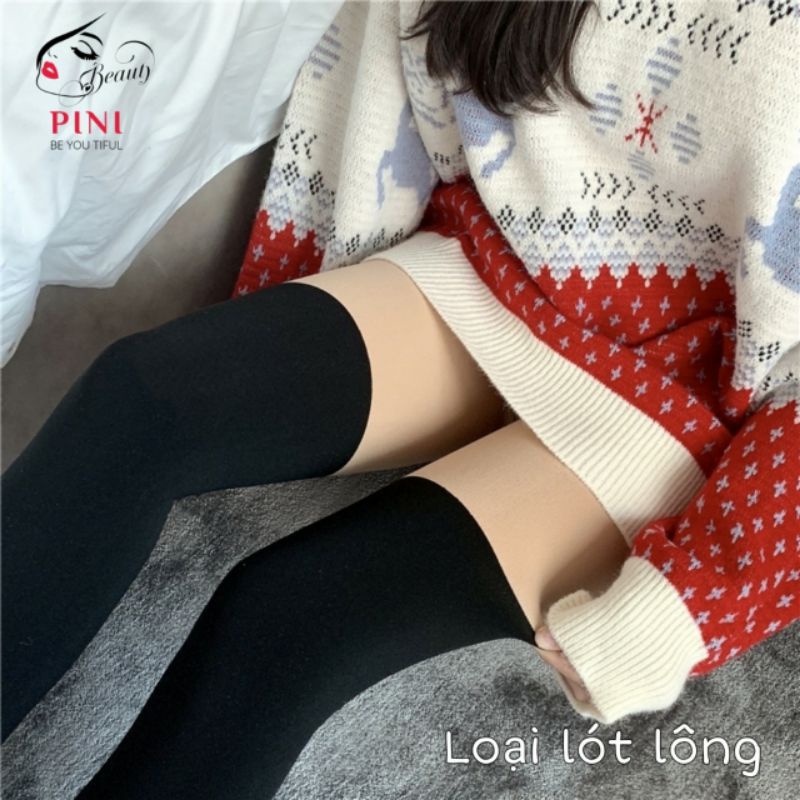 Quần Tất Giả Boot Sành Điệu Lót Lông Cao Cấp [Pini]