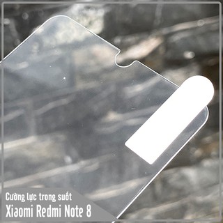 Kính cường lực Xiaomi Redmi Note 8 - Trong Suốt