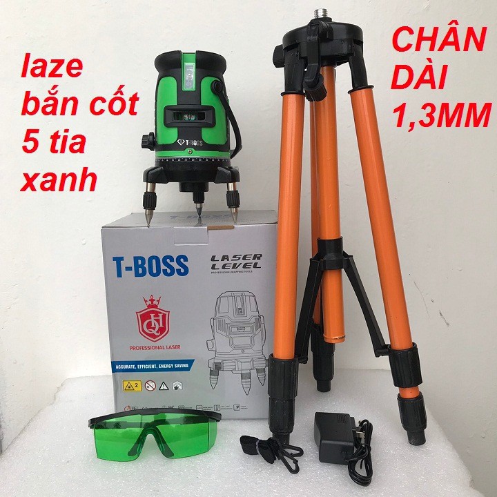 Máy CÂN MỰC bắn cos laser 5 tia xanh giá rẻ-Máy thăng bằng Laser pin khủng 5800mAh