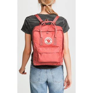 Balo Kanken classic màu hồng đào - Peach pink 16L 27x38x13cm