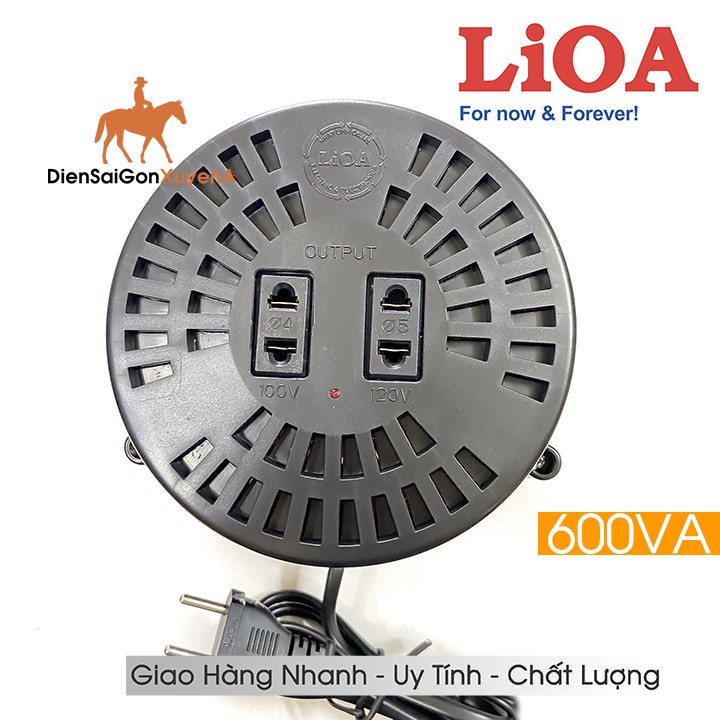 Biến áp LIOA 600VA đổi nguồn 220V ra 100V-120V - Điện Sài Gòn Xuyên Á