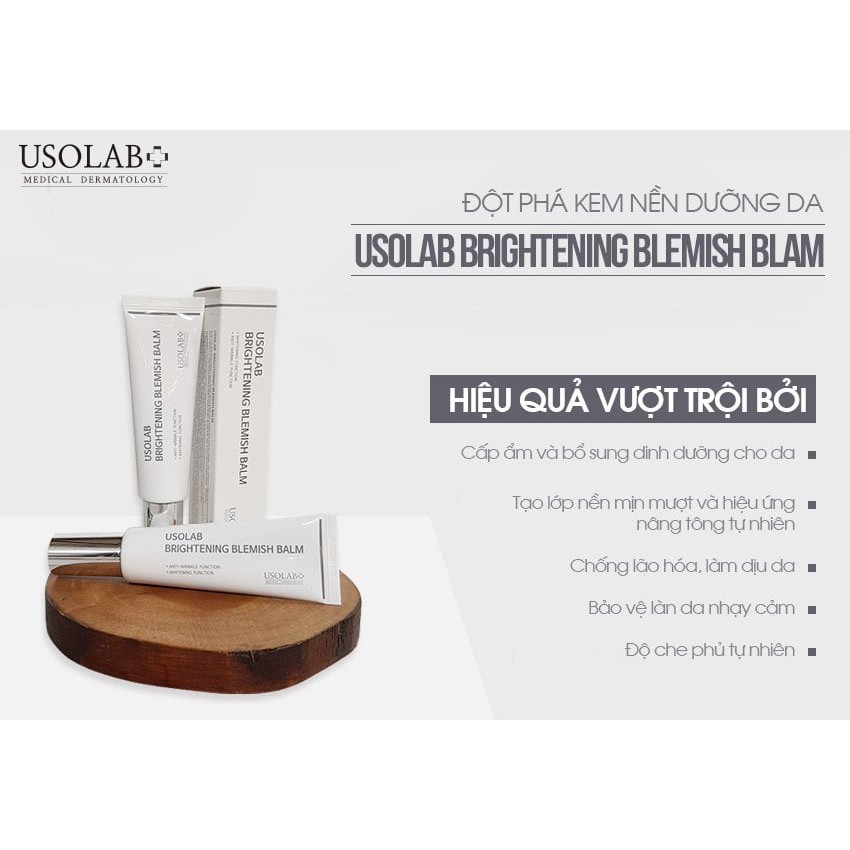 [Usolab] Kem nền nâng tone dạng lỏng BB Usolab Brightening Blemish Balm