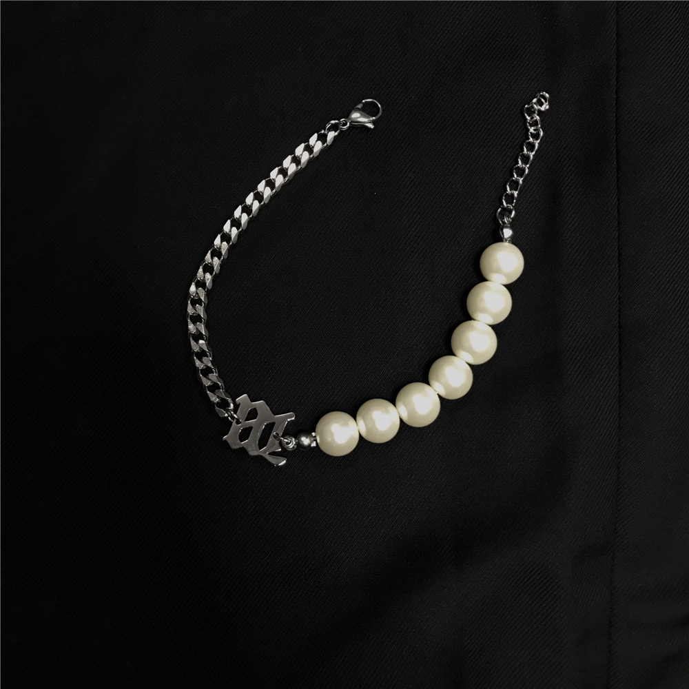 Vòng Tay Hợp Kim Đính Ngọc Trai Giả Xinh Xắn