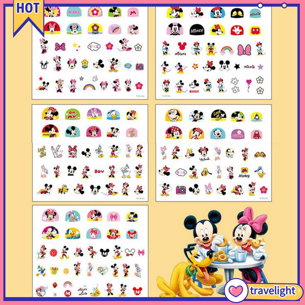 [Hàng mới về] Nhãn dán trang trí móng tay hình Elsa vui nhộn