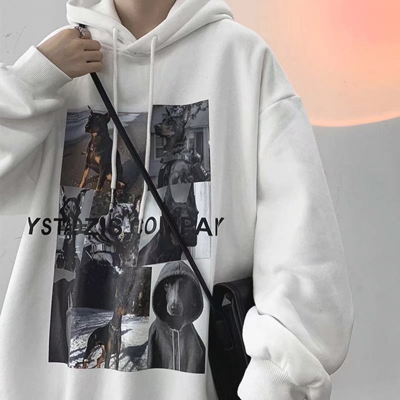Áo hoodie nỉ bông Love Wins thu đông phong cách ulzzang hiphop dành cho unisex dáng rộng