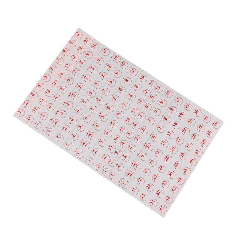 Set 400 / 500 Miếng Dán Số Tự Dính Tiện Lợi