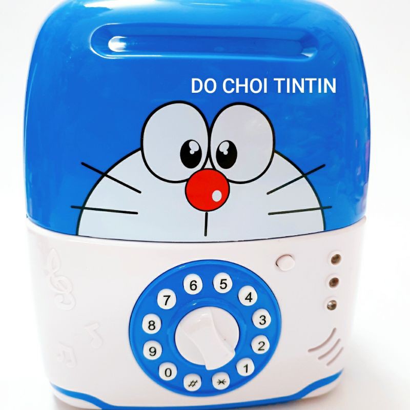 [ĐÈN - NHẠC - MẬT MÃ] Két tiền cho bé tập tiết kiệm tiền