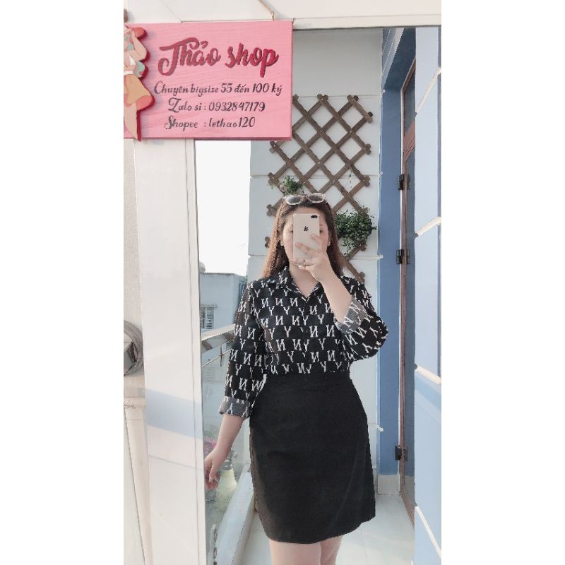 Áo Sơ mi bigsize 60 đến 90 ký