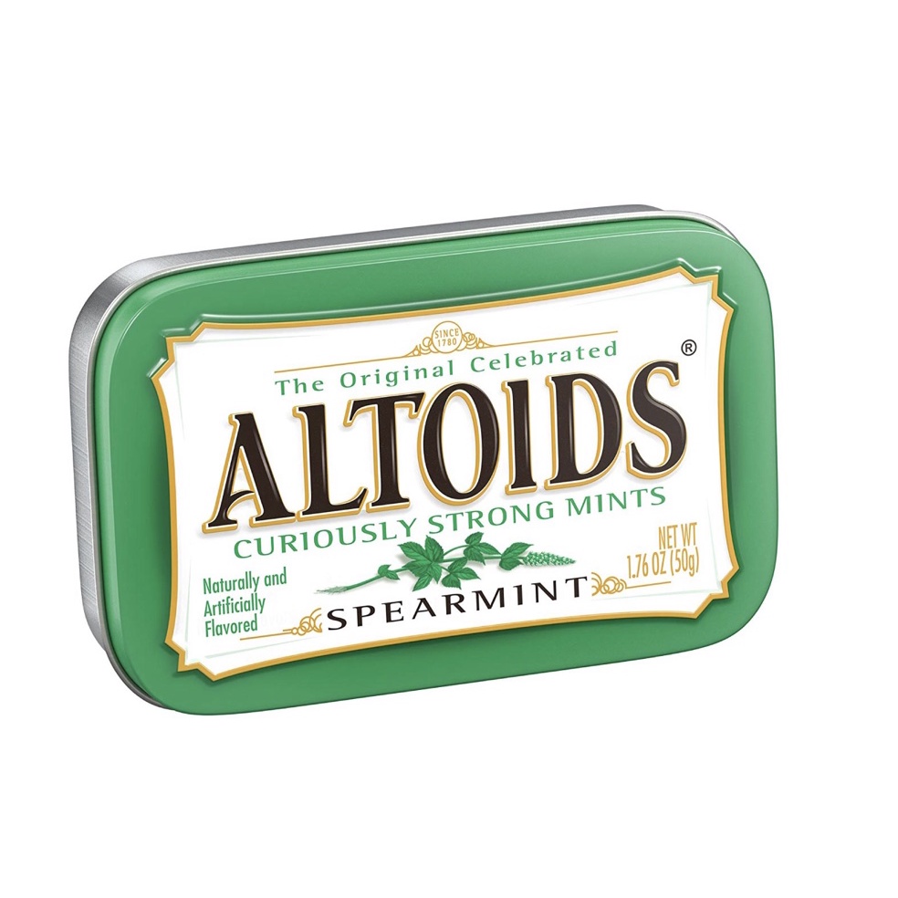 Kẹo ngậm bạc hà Altoids Spearmint hộp 50g - Mỹ