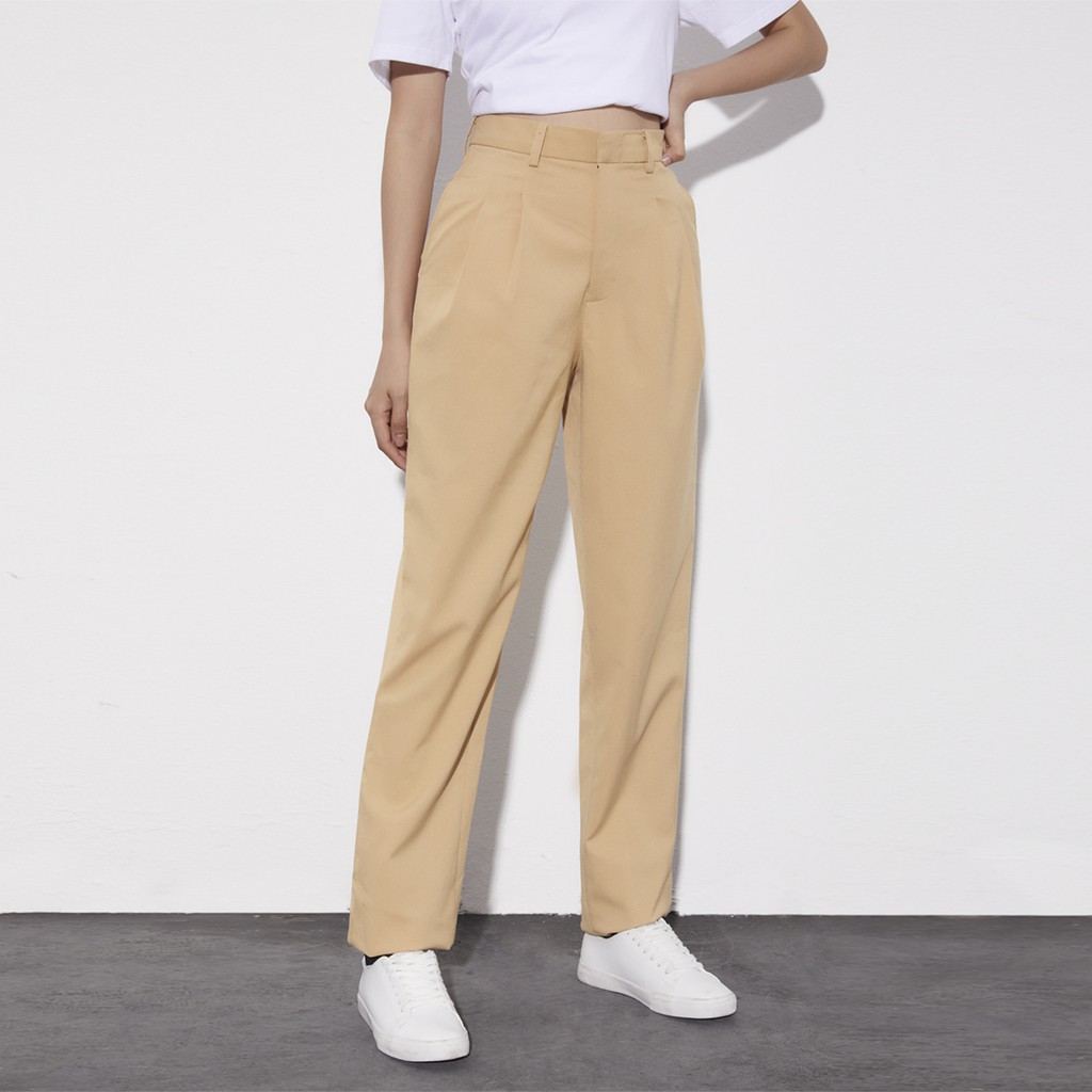 [Mã WABRHI5 giảm 15% đơn 599K] TAPERED PANT_ Quần tây xếp ly form rộng. | WebRaoVat - webraovat.net.vn