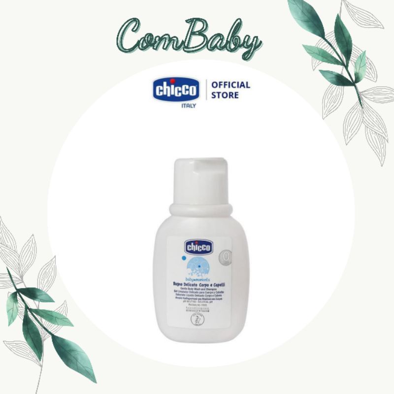 Sữa tắm gội chiết xuất Yến mạch 0M+ Chicco - Chai du lịch 50ml
