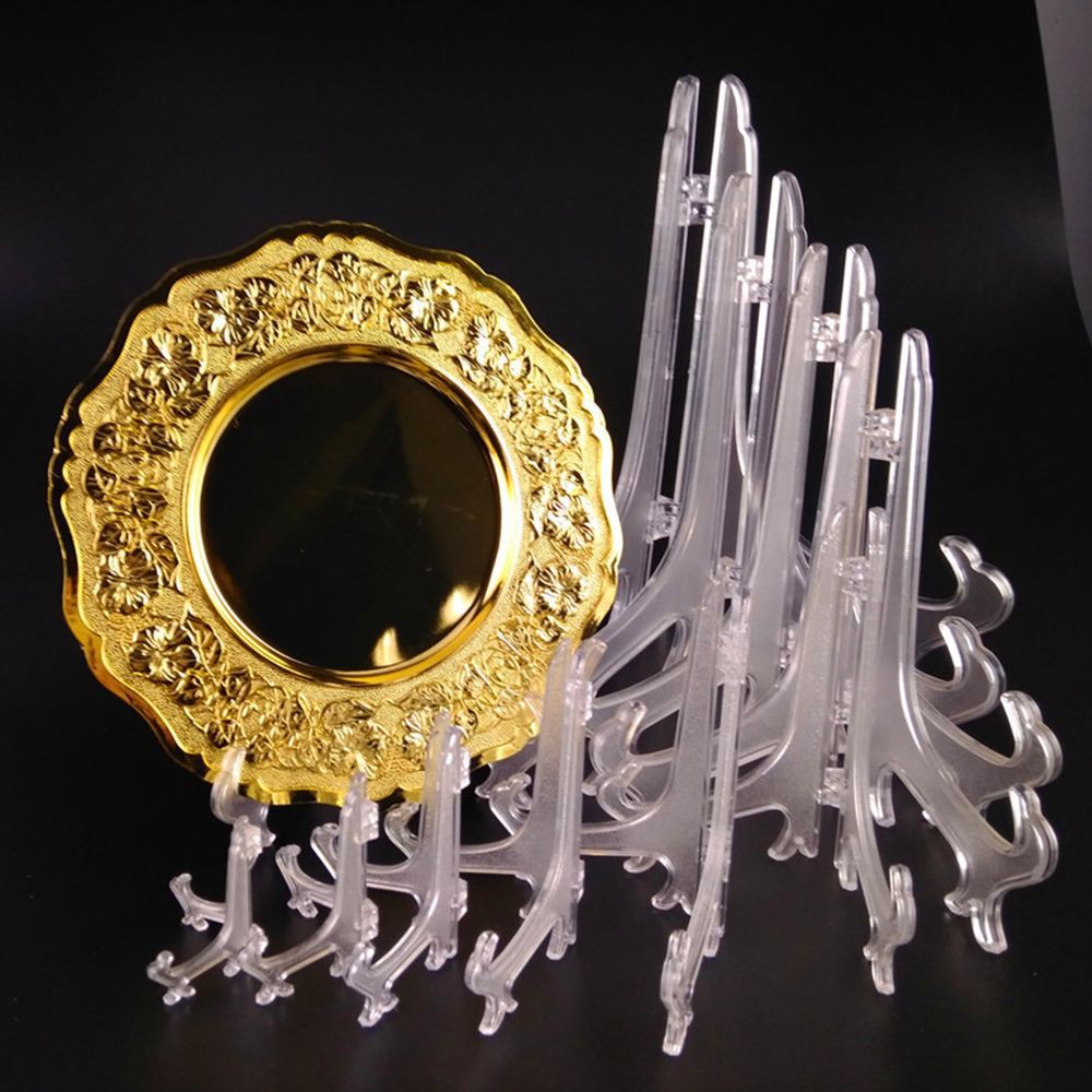 Bộ 5 Giá Đỡ Trưng Bày Bóng Golf Mini Bằng Nhựa Trong Suốt Nhiều Màu