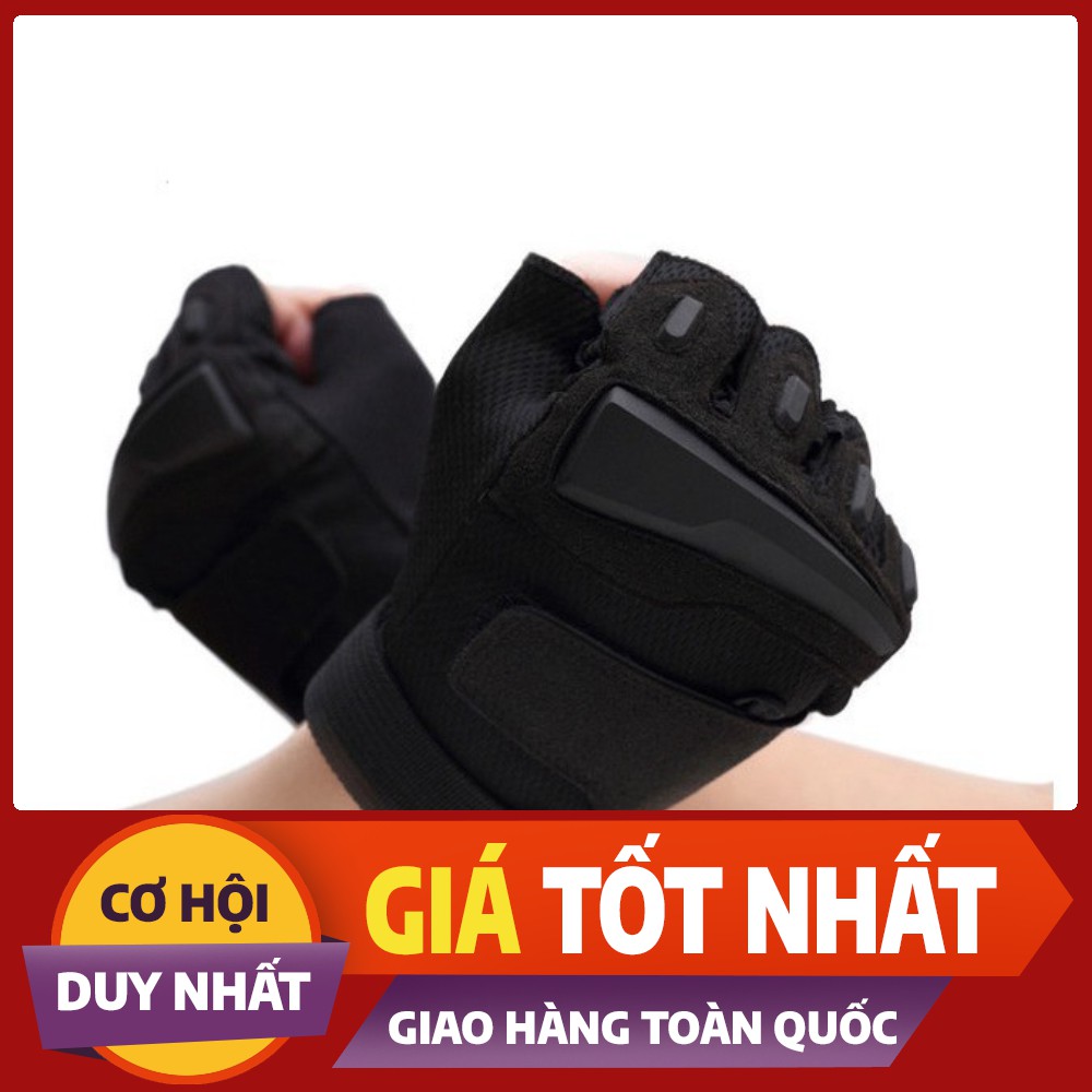 [HOT] Găng Tay Hở Ngón Diều Hâu BlackHawk ⚡Siêu Sale⚡ Loại Tốt [ẢNH THẬT]