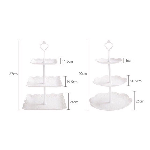 Khay để bánh kẹo,hoa quả hình vuông và tròn