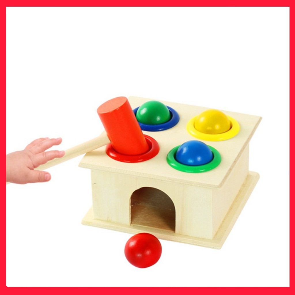 [Mã TOYDEC hoàn 20K xu đơn 50K] Đồ chơi hộp búa, bàn đóng cọc, đồ dùng dạy học cho bé 1-2-3 tuổi