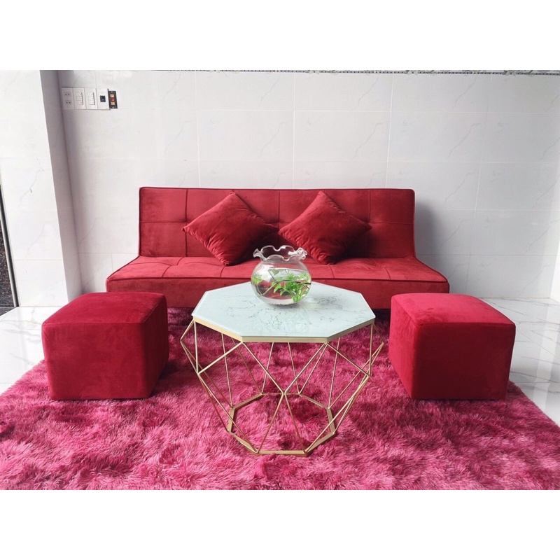 Bàn sofa, bàn trà kim cương , sơn tĩnh điện, mặt kính cường lực đen, SANG TRỌNG